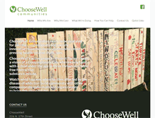 Tablet Screenshot of choose-well.org